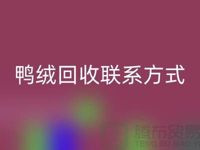 綠色未來從羽絨回收開始 — 掌握羽絨回收聯系方式,為地球獻出一份愛心