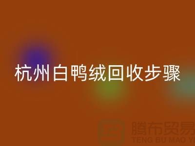 ### 純白 70 絨、80 絨、90 鴨絨回收步驟@杭州羽絨回收廠家
