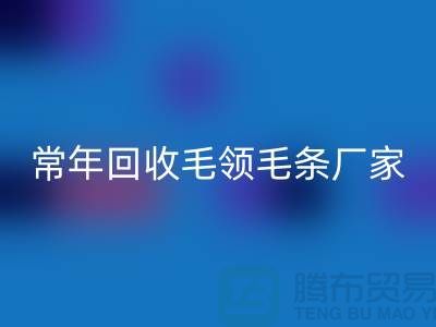 真毛領子、假毛領子怎么辨別？常年回收毛領毛條廠家來告訴你