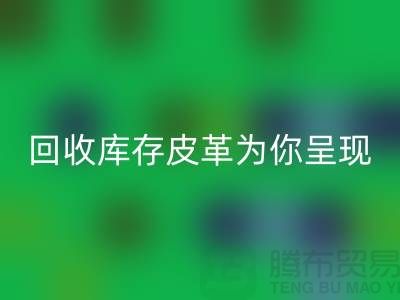 探索未知之美,回收庫存皮革為你呈現