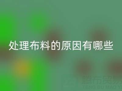 大量收購庫存布處理布料的原因有哪些因素,詳細說明一下。
