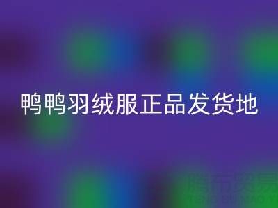 探秘鴨鴨羽絨服正品發(fā)貨地與特賣店直銷奧秘