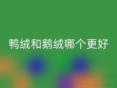 羽絨服鴨絨和鵝絨哪個(gè)更好一點(diǎn)?深度解析與選購(gòu)指南
